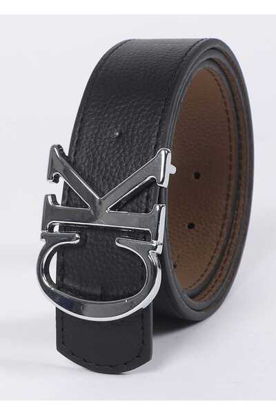 EmrOn Quality Brand Buckle 4 cm Men's Faux Leather Belt