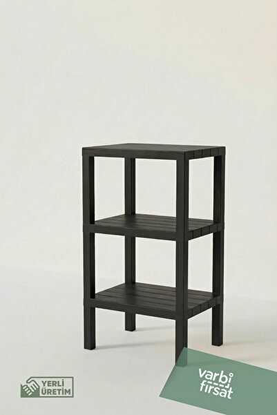 Varbifırsat 3 Katlı Düzenleyici Plastik Raf Ünitesi, Kitaplık, Banyo, Mutfak ...