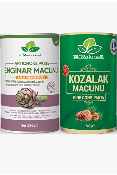 DRNATURAL Enginar Macun 240 Gr. ve Çam Kozalak Macunu 240 Gr.