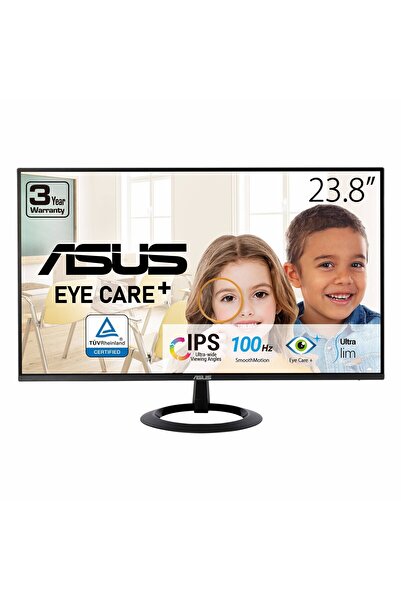 ASUS MONİTÖR VZ24EHF 23.8" 100Hz 1Ms HDMI FullHD Adaptive-Sync IPS Vesa Monitör