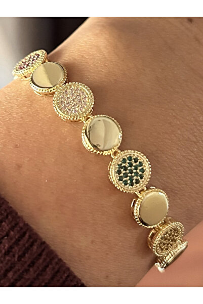 BİJUKO TAKI Stilinizi Parlatın Nova Vintage Style Round Stone and Flat Ring B...