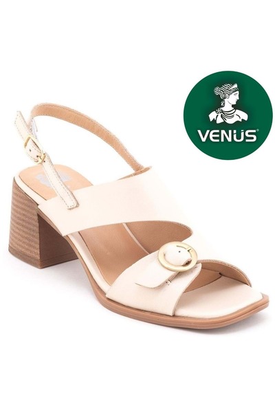 Venüs Polmier Prava koža Comfort Ortopedsko Žene Sandale BEŽ