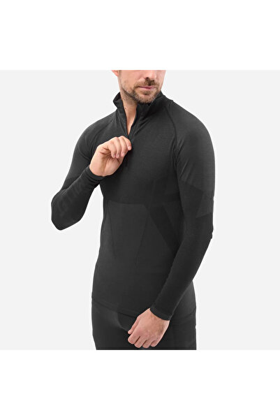 baim χωρίς ραφές Μαλακό μακρυμάνικο αθλητικό μπλουζάκι με φερμουάρ