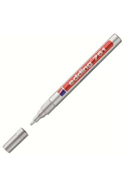 Edding E-751 Boya Dekorasyon Markörü Gümüş 10 lu