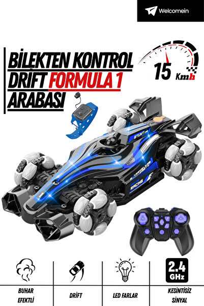 welcomein Bilekten Kontrol Işıklı Buharlı 2.4Ghz Şarjlı Uzaktan Kumandalı For...