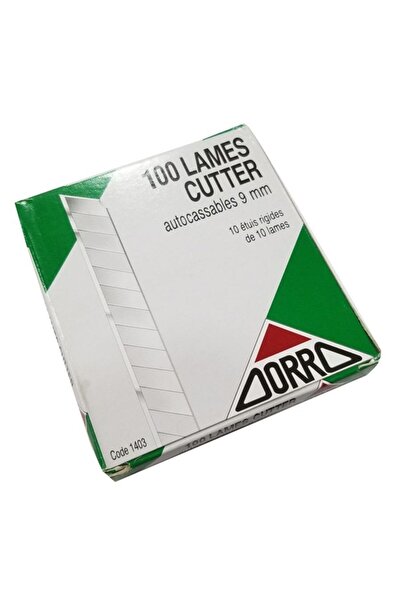 Zorro Orro Maket Bıçağı Yedeği Dar 100 Lü Paket