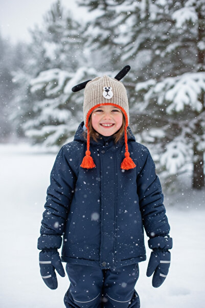 Kitti قبعة صغيرة من الصوف للأولاد (4-8 سنوات)