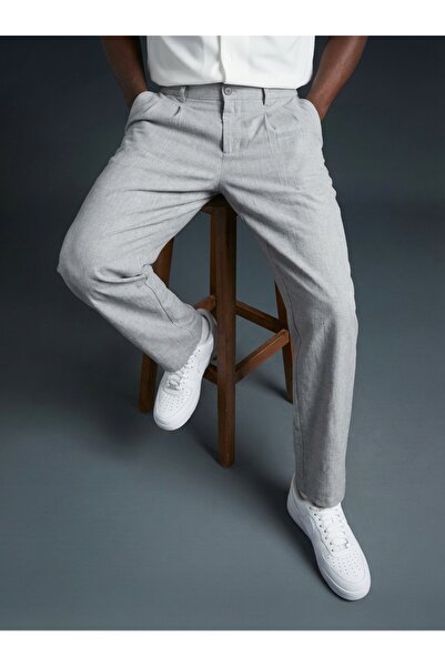 KHAYN ERKEK BOL KESİM KEMERLİ KUMAŞ PANTALON K2014KP