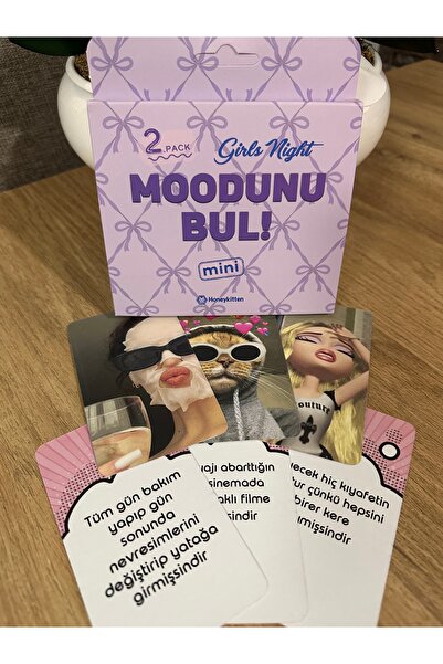 Kizlar Gecesi Moodunu Bul Mini Kart Oyunu 2.Paket