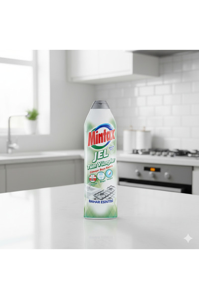 Mintax Tüm Yüzeyler Jel Bahar Ferahlığı Temizleyici 750 Ml