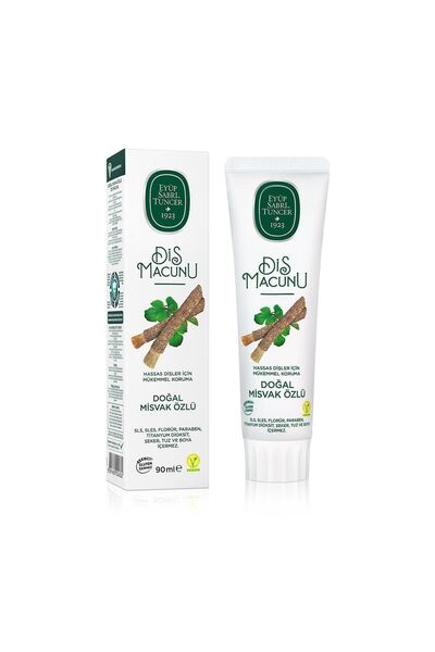 Eyüp Sabri Tuncer Doğal Diş Macunu 90 Ml Misvak x6 Adet