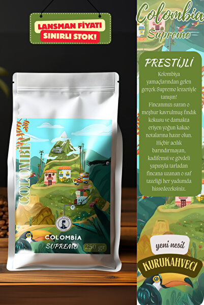 NATUREL Colombia supremo | Kolombiya Kahve |Filtre kahve | Çekirdek espresso ...