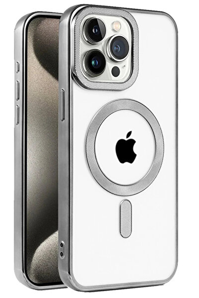 NewFace غطاء RDBYDN لهاتف iPhone 15 Pro غطاء كرونوس ماجسيف - (174557) رمادي ت...