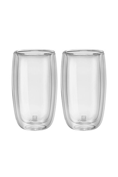ZWILLING Sorrento Double Glazed 2-Piece Latte Macchiato Glass Set 350ml