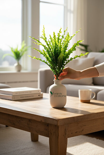 YAPAY ÇİÇEKÇİNİZ Veštački dekorativni aranžman, grozd zelenila