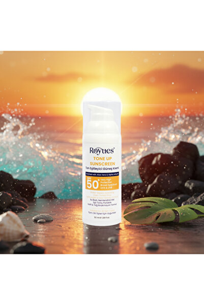 Royues Ton Eşitleyici Güneş Kremi Spf50 Cilt Bariyeri Onarıcı,yenileyici ,nem...