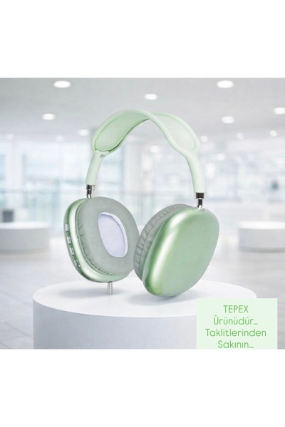 CAMCI Kablosuz Bluetooth Kulaklık iOS Android Uyumlu Yüksek Ses Kalitesi Mikr...