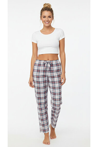 noend Kadın Pijama Altı Pamuklu Relaxed Kalıp Kışlık Cepsiz Ultra Rahat 5XL '...