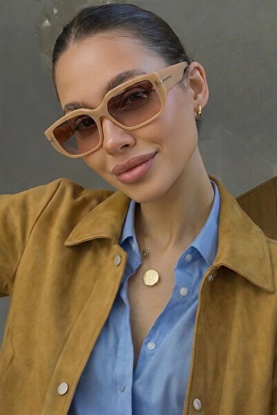 Eyesofia Caramello Vintage Honey Mink Women's Sunglasses