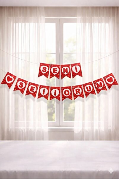 Baloncu Dede لافتة مكتوبة عليها أحبك، يوم خاص، عيد ميلاد، عرض زواج، مستلزمات ...