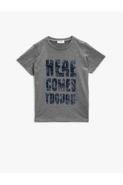 Koton Boy's T-shirt Gray