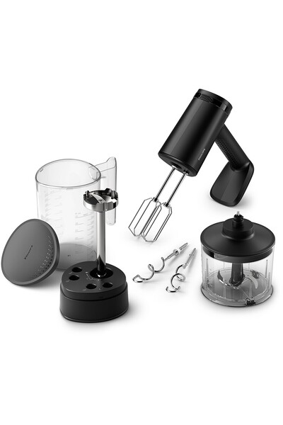 Philips HR3781/20 3'ü 1 Arada Siyah El Mikser & Blender
