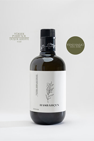 Hasbahçen Organic ; 2025-2026 Premium Natürel Sızma Zeytinyağı, Düşük Asidite...