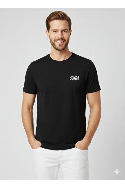 Jack & Jones Ανδρικό μπλουζάκι 0 γιακά 12151955