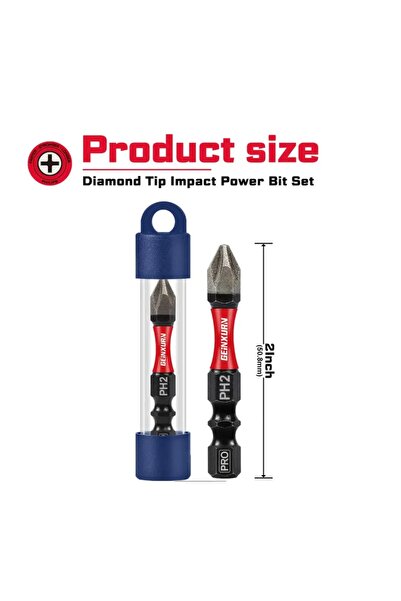 OGGY Geinxurn Pro PH2 Elmas Kafa Vidalama ucu 50mm