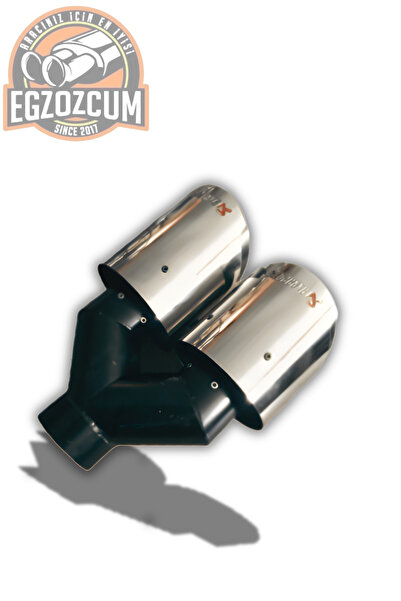 EGZOZCUM | Akrapovic 100 Mm Dışı Tam Krom Sol Çıkış Egzoz Ucu - Paslanmaz Seri