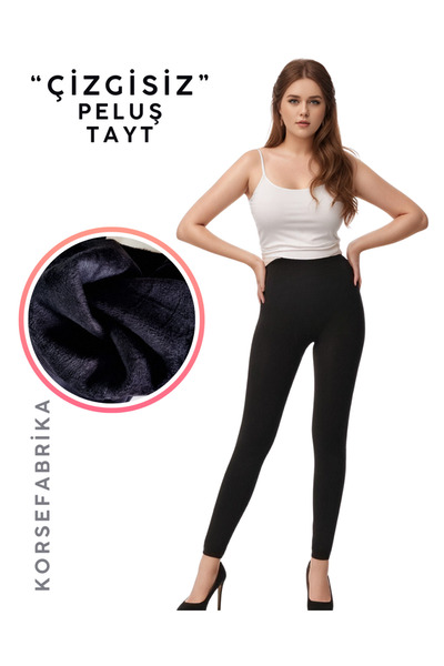 KORSEFABRİKA Colanți termici de pluș, fără linii, care țin de cald, încărcare...