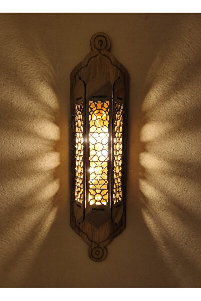 hankara Dekoratif selçuklu model aplik duvar lambası pilli