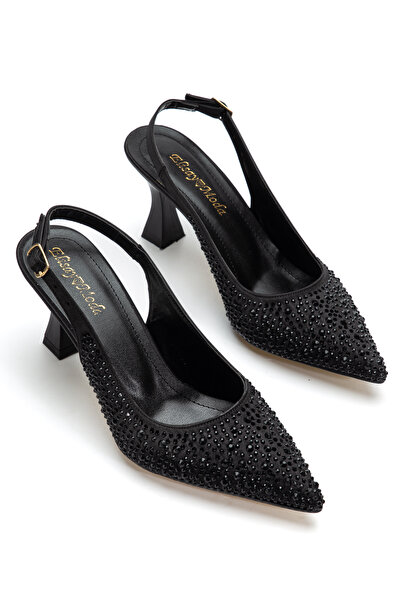 ALGİY MODA Обувки с висок ток и камъни