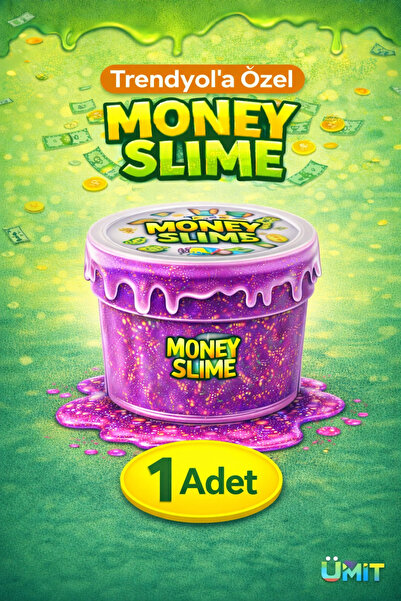 Genel Markalar MONEY SLİME 1 Adet 80 Gr Toplam Mor Slime