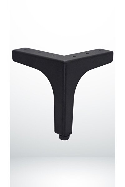 DECOVIBE Lüks Mobilya Ayağı Metal Siyah Renk L Ayak Koltuk Kanepe Berjer Ayağ...