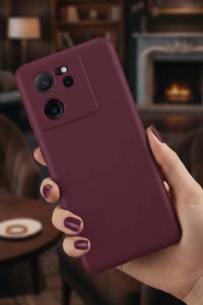 TechTrove Xiaomi Mi 13T Pro Kılıf Içi Kadife Süet Tasarımlı Kamera Korumalı S...