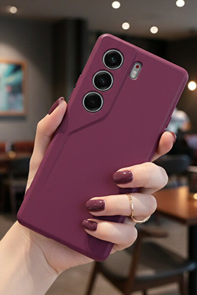 TechTrove Tecno Camon 40 4G Kılıf Içi Kadife Süet Tasarımlı Kamera Korumalı S...