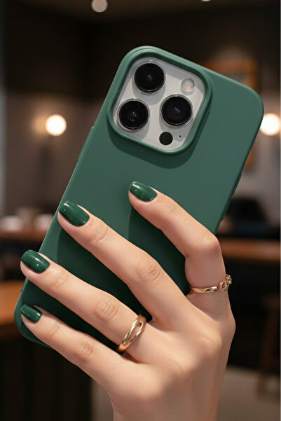 TechTrove iPhone 14 Pro Kılıf Içi Kadife Süet Tasarımlı Kamera Korumalı Silik...