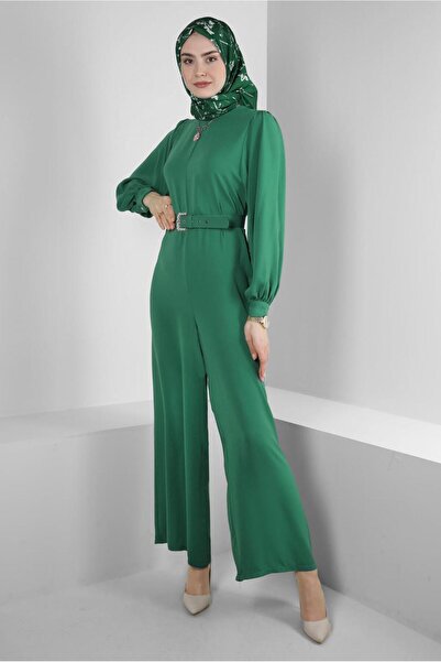 Alvina GENİŞ PAÇA KEMERLİ TULUM 43767