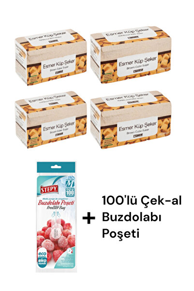 Harras Esmer Küp Şeker 500 gr x 4