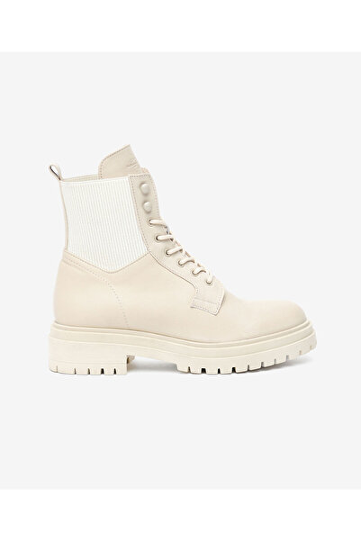 Greyder Kadın Ekru Hakiki Deri Bot 5K2UB30862