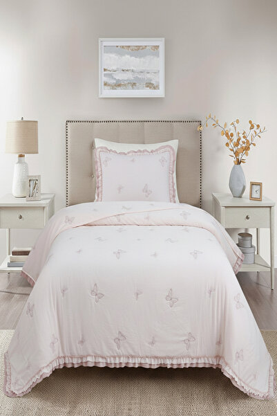 eco concept Ruffled Butterfly Single Bedspread, Reversible Bedspread, Casual ...