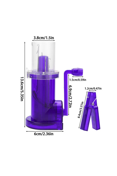 Choice purple MIUSIE Easy-to-Use DIY Knitting Machine Hand-cranked Rope Braid...