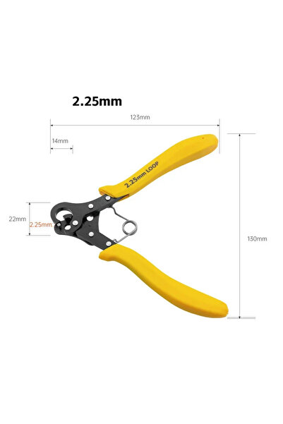 Choice black Wire Rolling Pliers 1.5/2.25/3.0mm For Wire Winding Bending Repa...