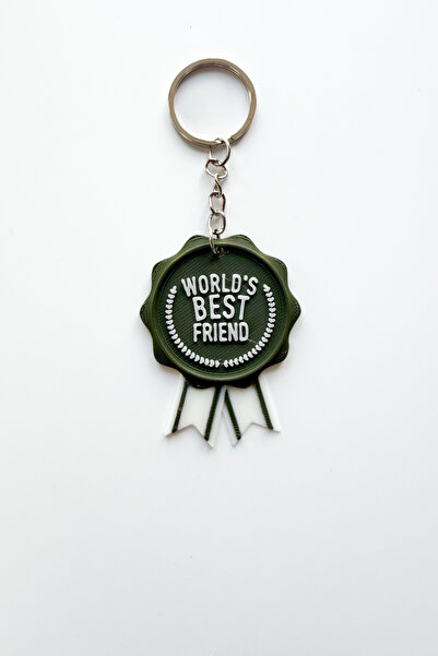 sin istanbul Сребърен ключодържател "Най-добрият приятел на света"