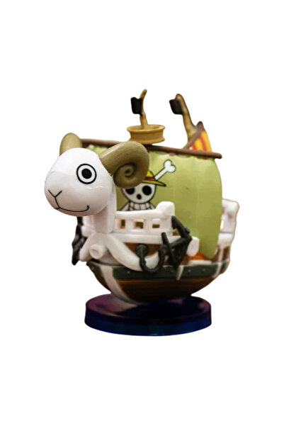 BANDAI مجسم سفينة أنمي ميري من ون بيس، 7 سم، لوفي، لعبة نموذجية، قارب صغير لط...