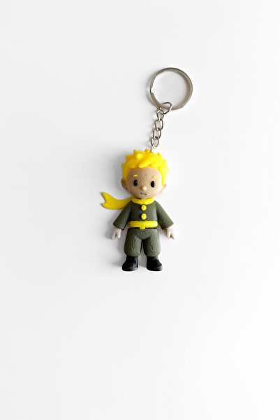 sin istanbul Little Prince Silver Chain Keychain