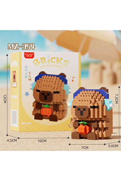 Choice11 لا صندوق MZ-354 دمية لطيفة كابي كابيبارا بالا الإبداعية بناء blks كا...