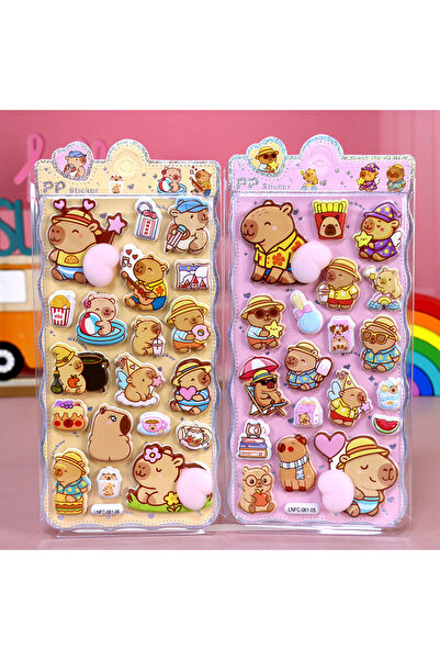 Choice ملصقات عشوائية من نوع B-Random1pcs Kawaii happy hip stickers ورسوم متح...