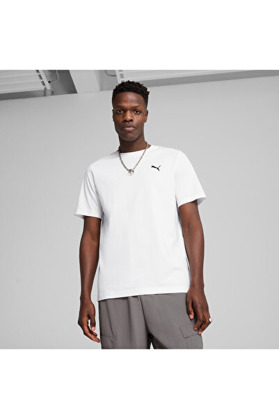Puma Wardrobe Erkek Beyaz Günlük Stil T-Shirt 62964402